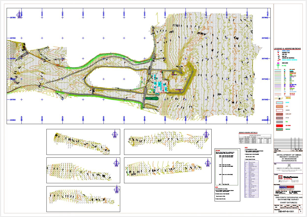 Land Topographic Surveying Survey,Marine survey in oman